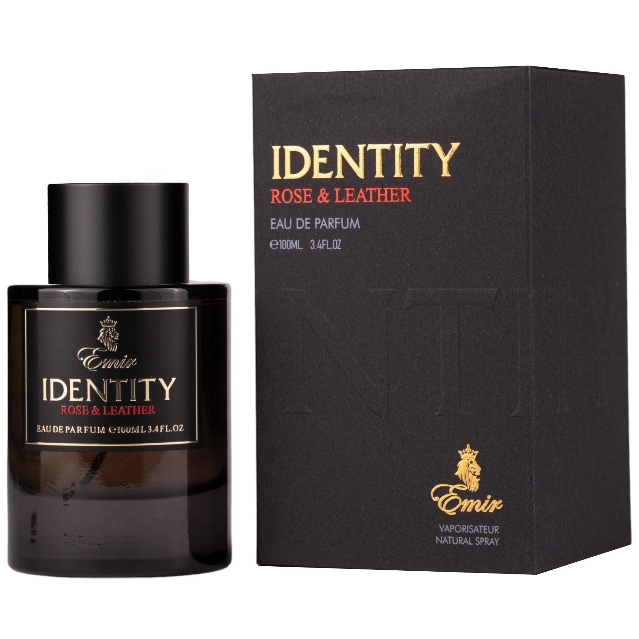 Paris Corner Rose & Leather Identify Emir M 100ml Boxed