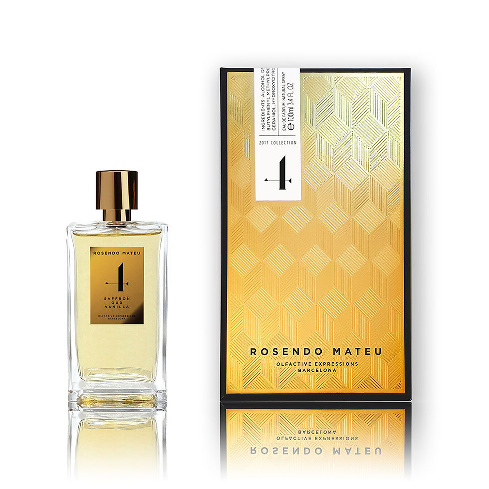 Tester - Rosendo Mateu No 4 Saffron Oud Vanilla EDP M 100ml Tester (Rare Selection)