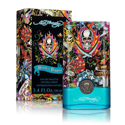 Ed Hardy Hearts & Daggers Men 100Ml Spray Boxed
