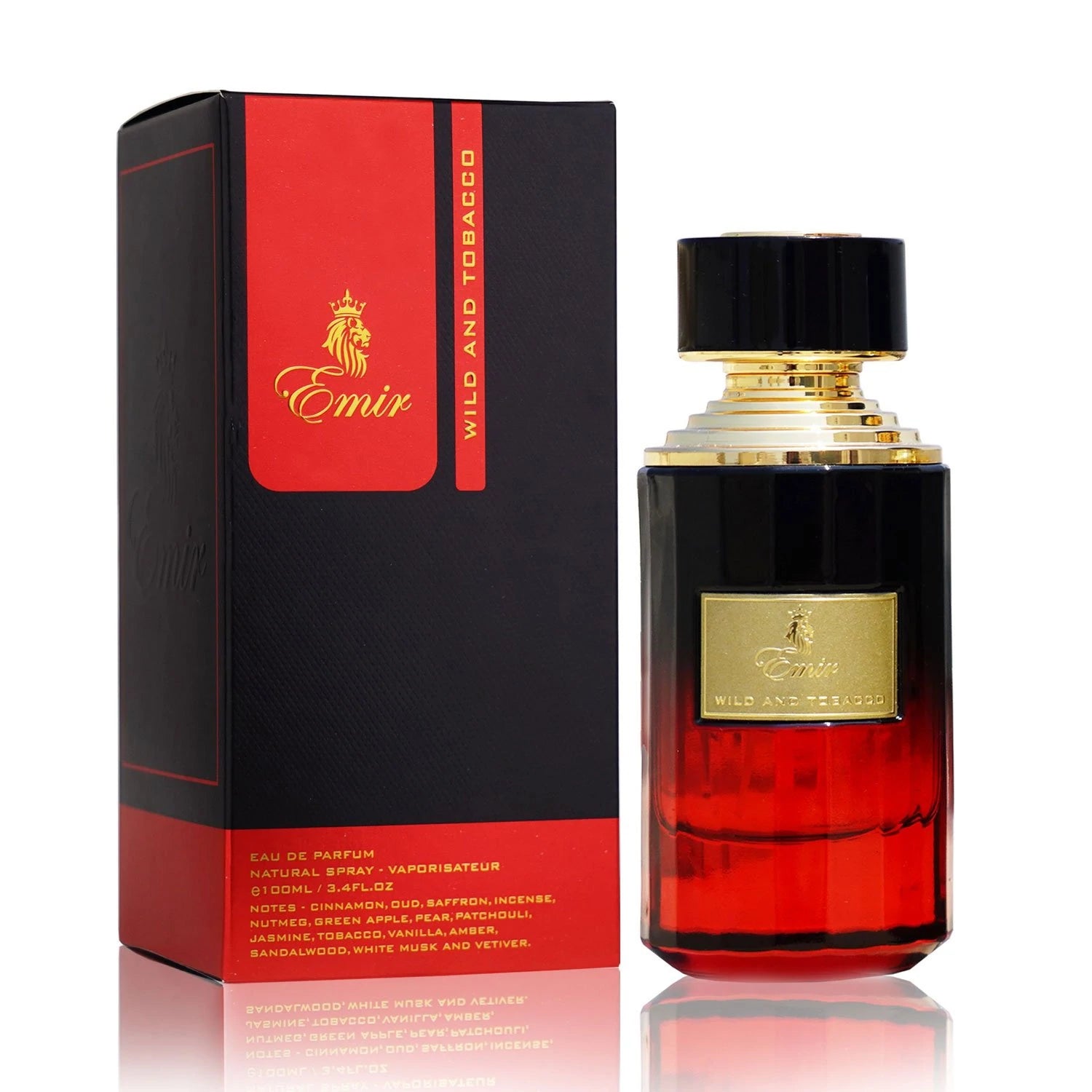 Paris Corner Wild and Tobacco Emir (Red Tobacco Twist) M 100ml Boxed