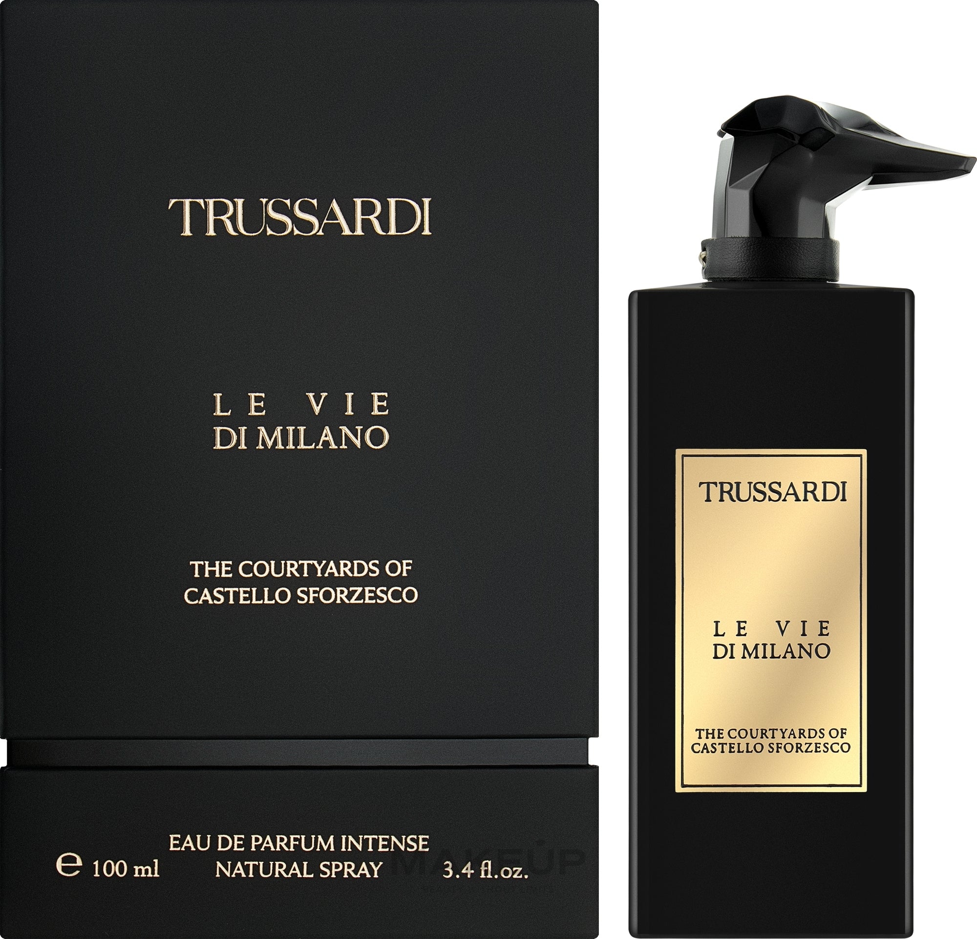 Trussardi Le Vie Di Milano The Courtyards Of Castello Sforzesco Intense EDP M 100ml Boxed (Rare Selection)