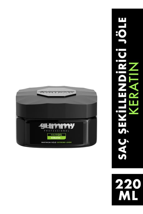Gummy Hair Gel 220Ml With Keratin