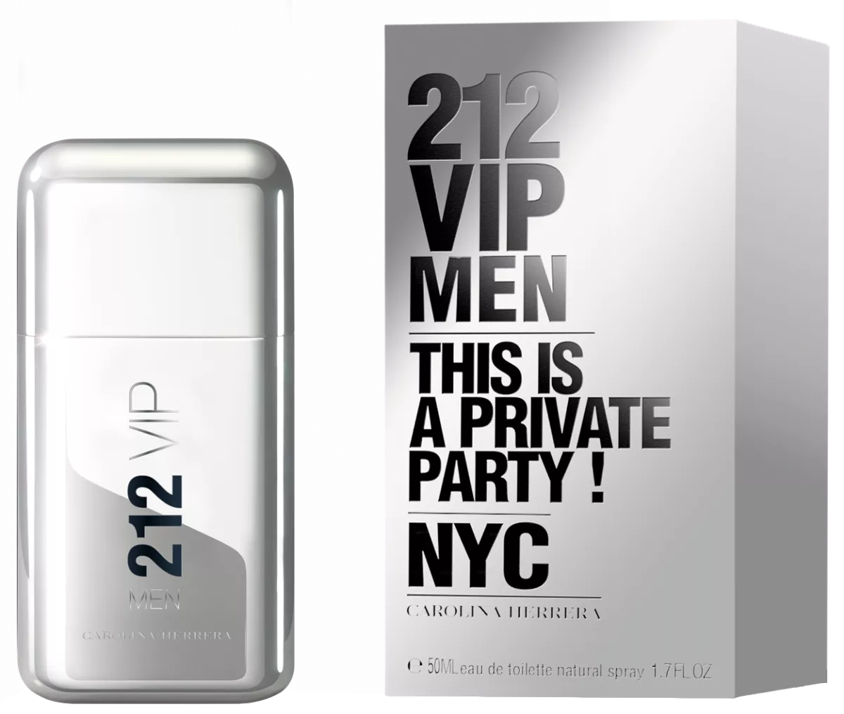 Carolina Herrera 212 VIP Man 50ml Boxed