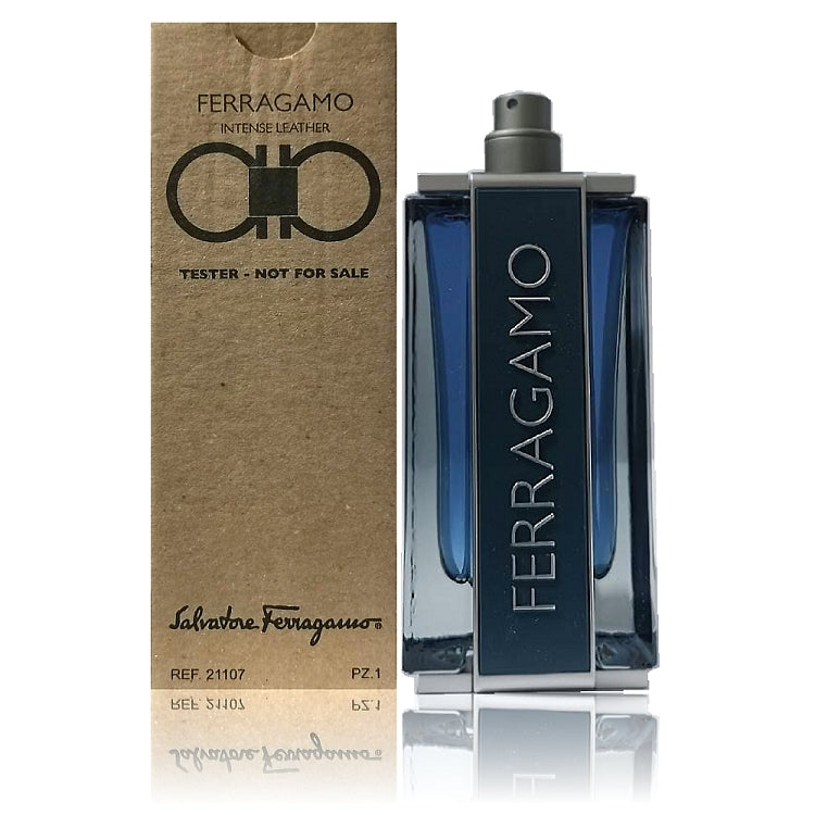 Tester - Ferragamo Intense Leather By Salvatore Ferragamo EDP M 100ml Tester (no cap)