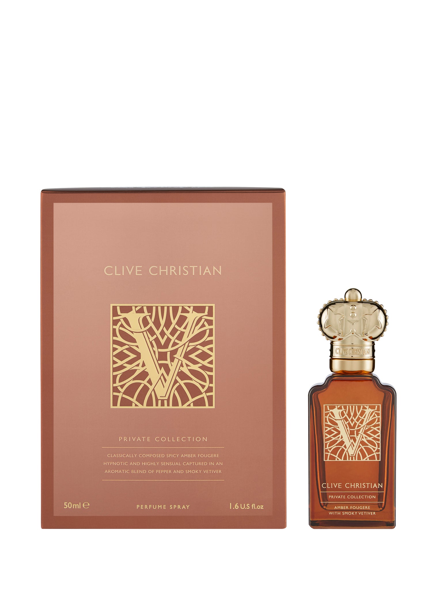 Clive Christian Private V Amber Fougere M EDP 50ml Boxed (Rare Selection)