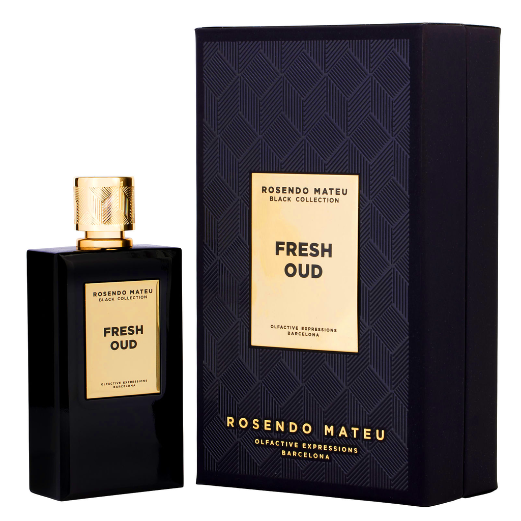 Rosendo Mateu Black Collection Fresh Oud Parfum M 100ml Boxed (Rare Selection)