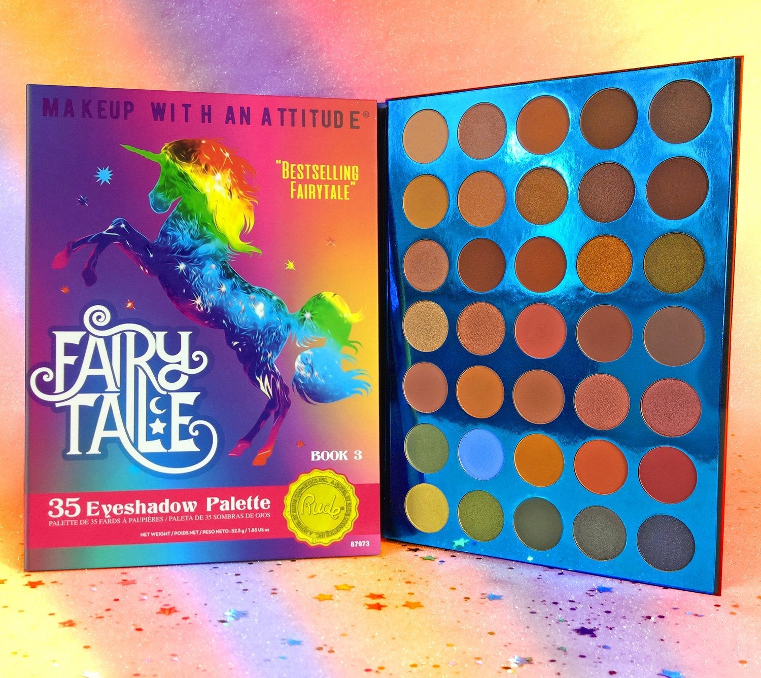 RUDE Fairy Tales 35 Eyeshadow Palette - Book 3