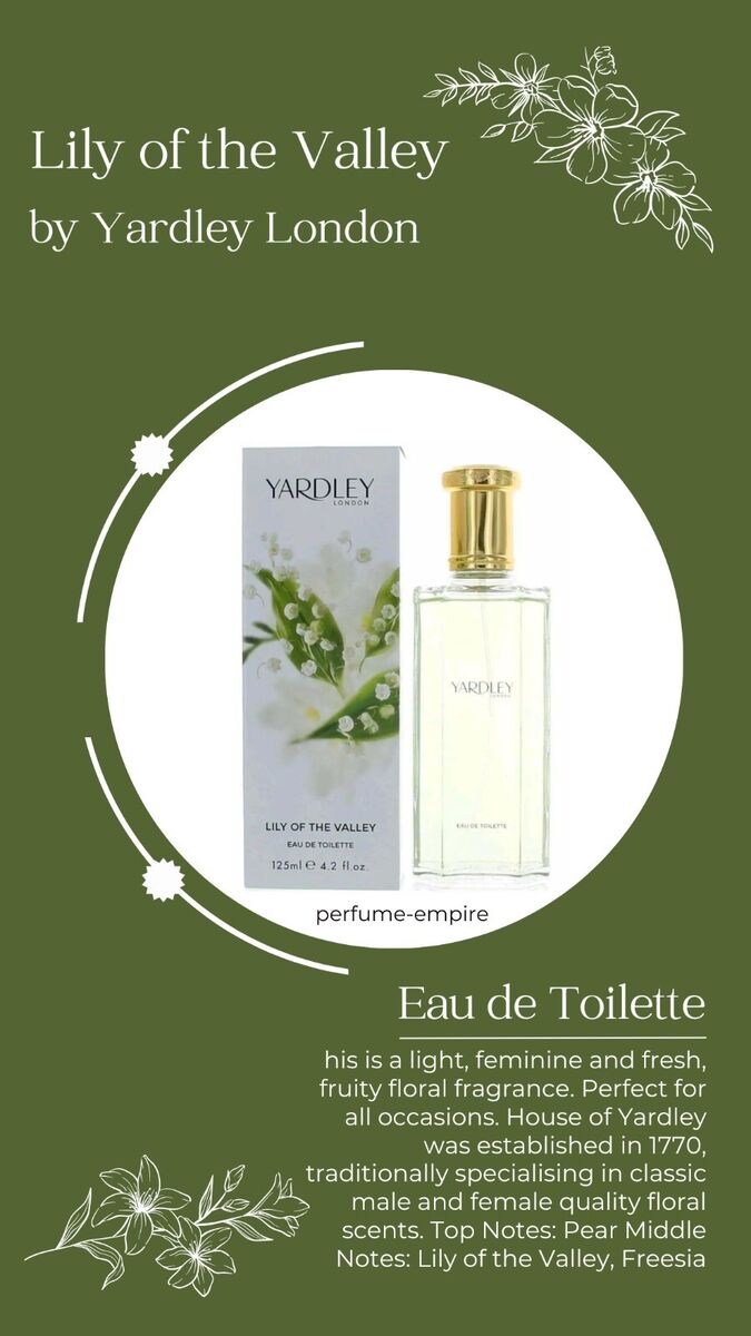 Lily of the Valley by Yardley EDT W 125ml (Rare Selection)