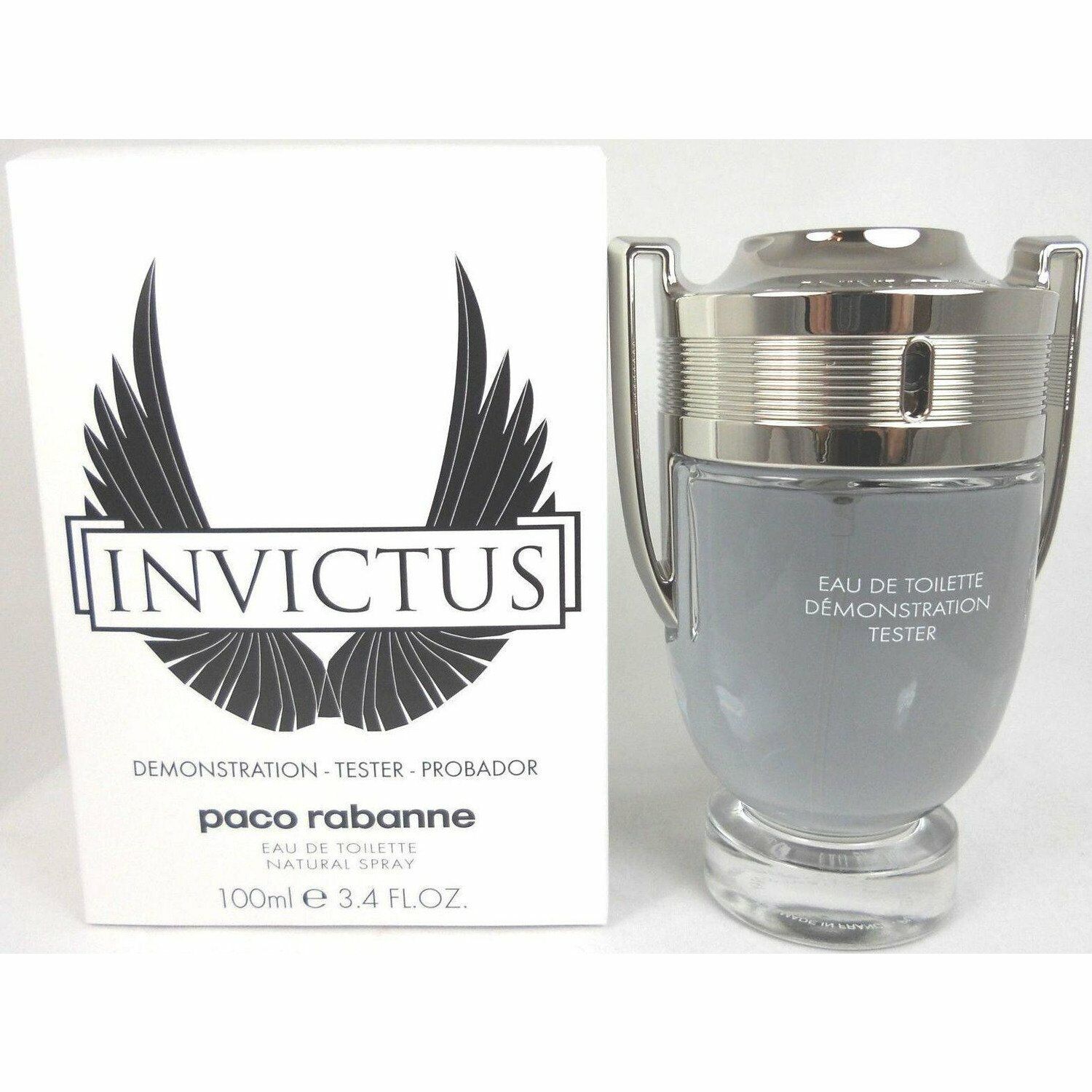 Tester - Paco Rabanne's Invictus M 100ml Tester (with cap)