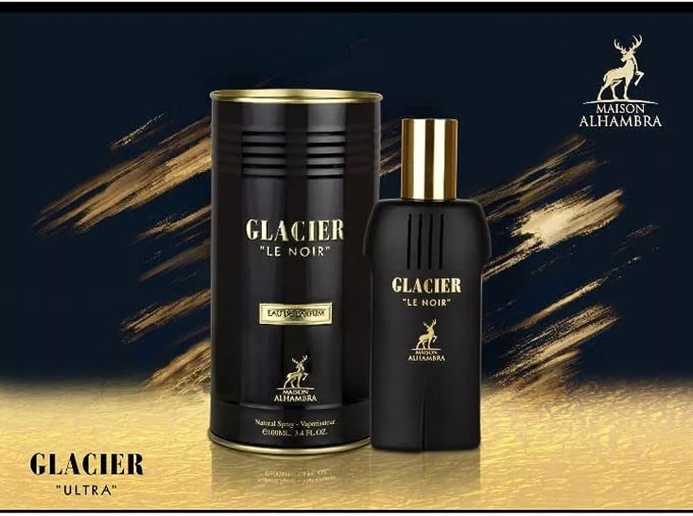 Lattafa Glacier Le Noir EDP M 100ml Boxed