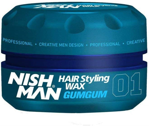 Nishman Hair Styling Gel Wax Gum Gum 01