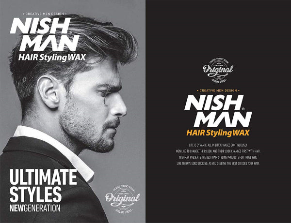 Nishman Hair Styling Gel Wax Gum Gum 01