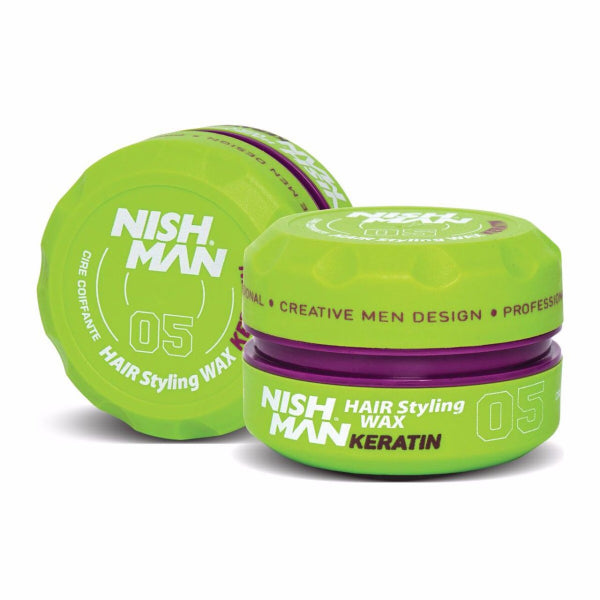 Nishman Hair Styling Wax 150Ml Keratin 05