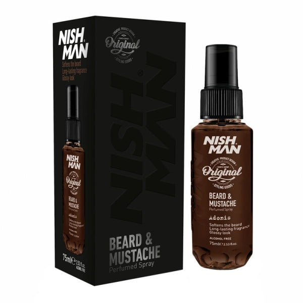 Nishman Spray Perfumado Barba&amp;Mustache Adonis 75Ml