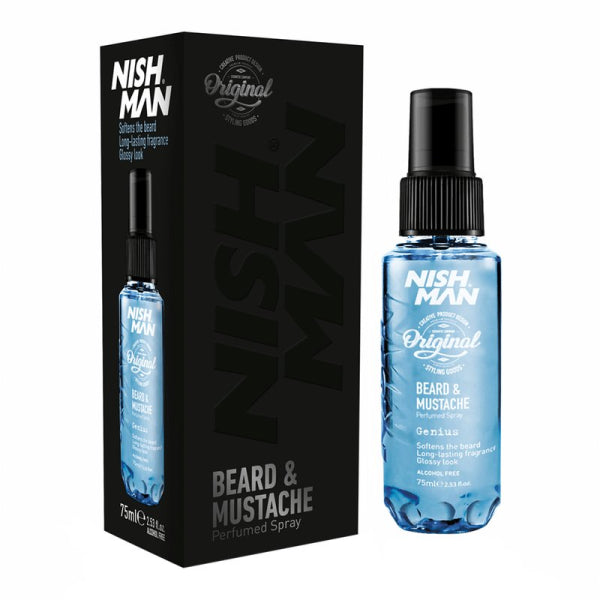 Nishman Barbe&amp;Moustache Spray Parfumé Genius 75Ml