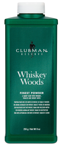 Clubman Reserve - Poudre de fécule de maïs Whisky Woods