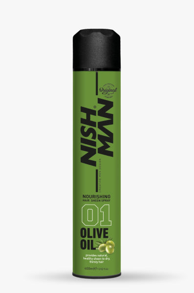 Nishman Olive Oil Sheen Spray 400Ml