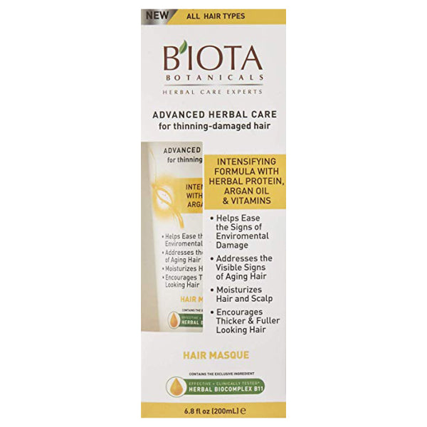 Biota Botanicals Advanced Herbal Care Masque capillaire/après-shampooing profond (tube) 200 ml
