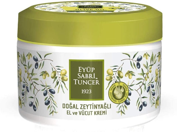 Eyup Sabri Tuncer Crème pour les mains à l'huile d'olive naturelle 250 ml