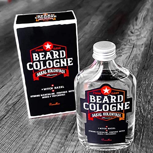 Pomellos Beard Cologne - Notes de parfum masculin fortes, musc et patchouli (250 ml)
