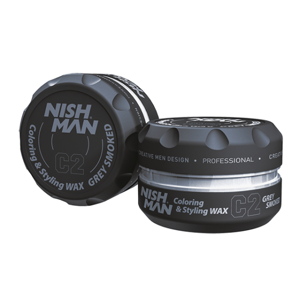 Nishman Hair Premium Coloring Wax C2 Grey 100 Ml