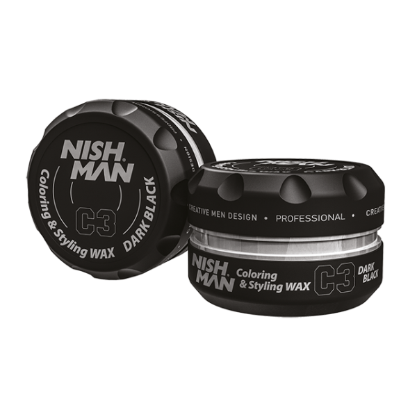 Nishman Hair Premium Cera Colorante C3 Negro Oscuro 100 Ml