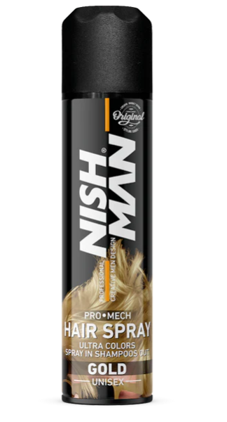 Nishman Coloration Cheveux Mech Spray Or Or