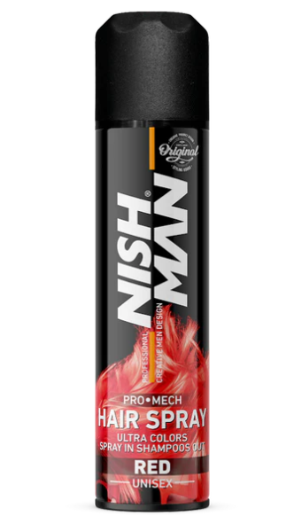 Nishman Hair Coloring Mech Spray Red Red