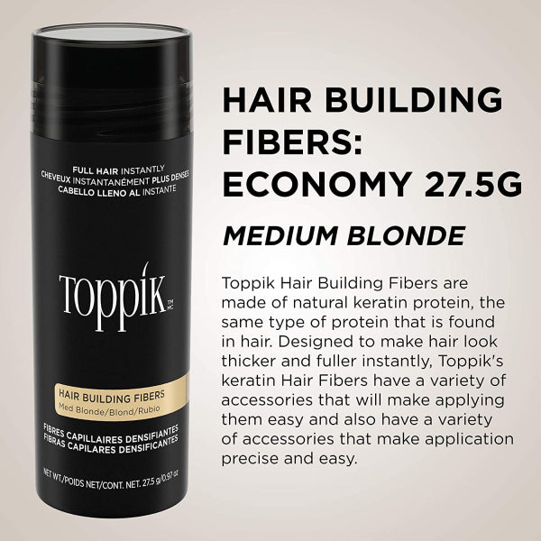 Toppik Fibres de renforcement capillaire 27,5 Gr - Blond moyen