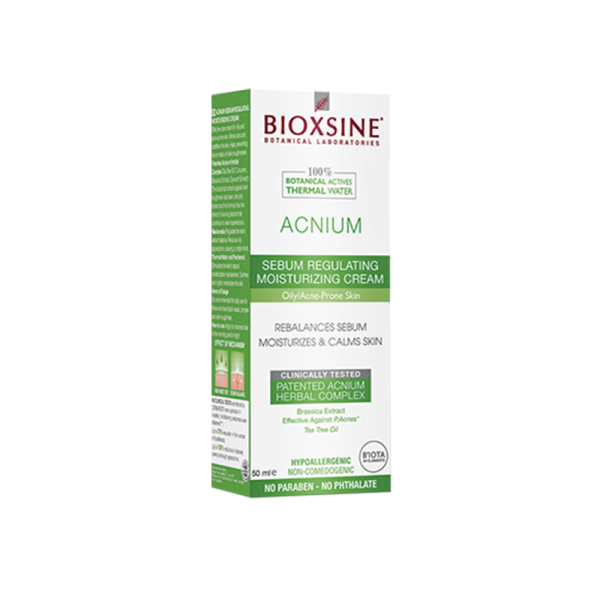 Bioxsine Acnium Crème Hydratante Sébo-Régulatrice