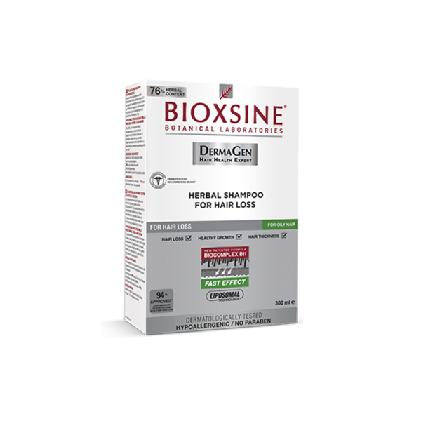 Bioxsine Dermagen Shampoo For Oily Hair - Damaged Hair, Anti-Hair Loss