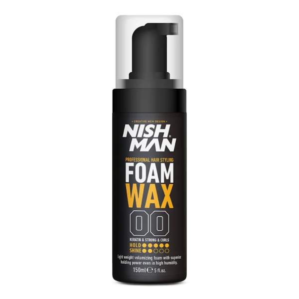 Nishman Hair Styling Foam Wax 150Ml