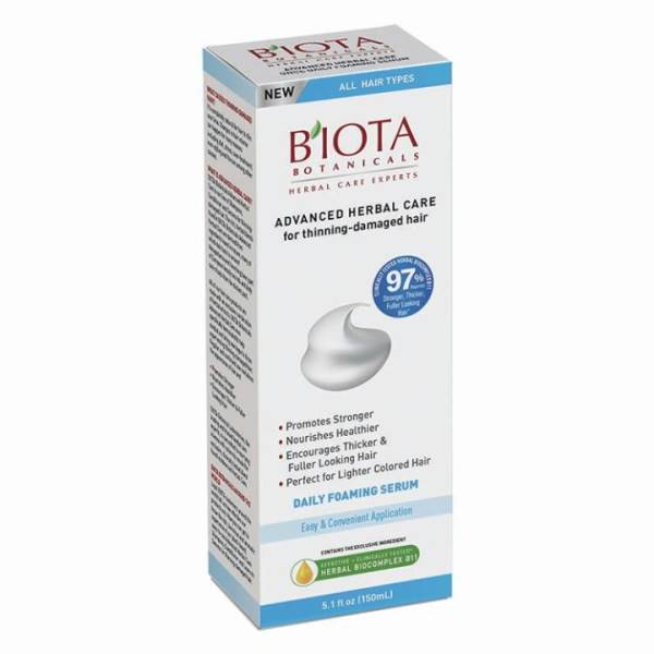 Biota Botanicals Advanced Herbal Care dejar en espuma diaria 5.01 oz
