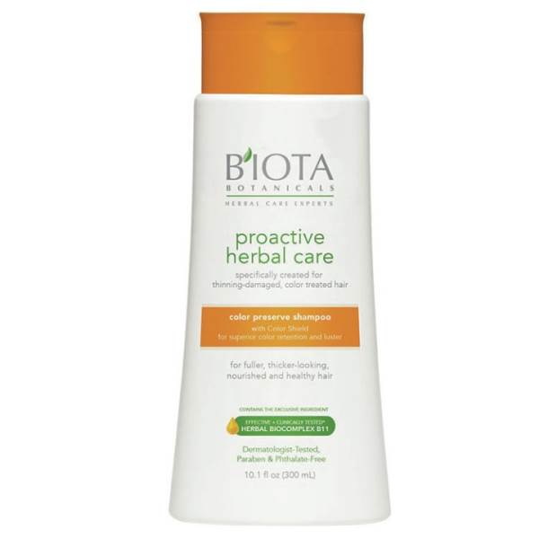 Biota Botanicals Proactive Herbal Care Shampooing Préservateur de Couleur