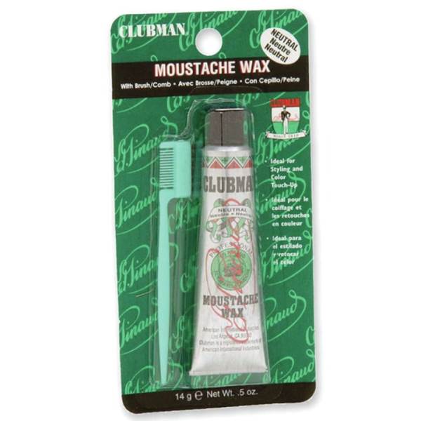 Clubman Moustache Wax Kit